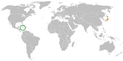 La jamaïque sur la carte du monde
