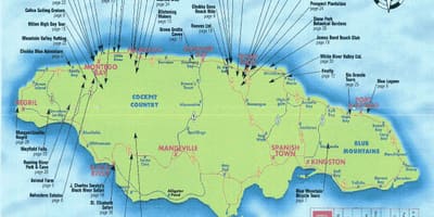 Carte de bloody bay jamaica resort 