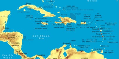 Carte de la jamaïque, plongée en apnée