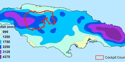 Carte de la jamaïque climat